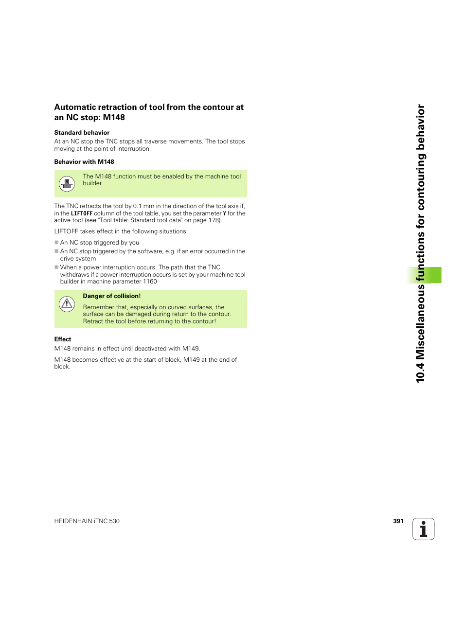 HEIDENHAIN iTNC 530 (60642x-03) User Manual | Page 391 / 735
