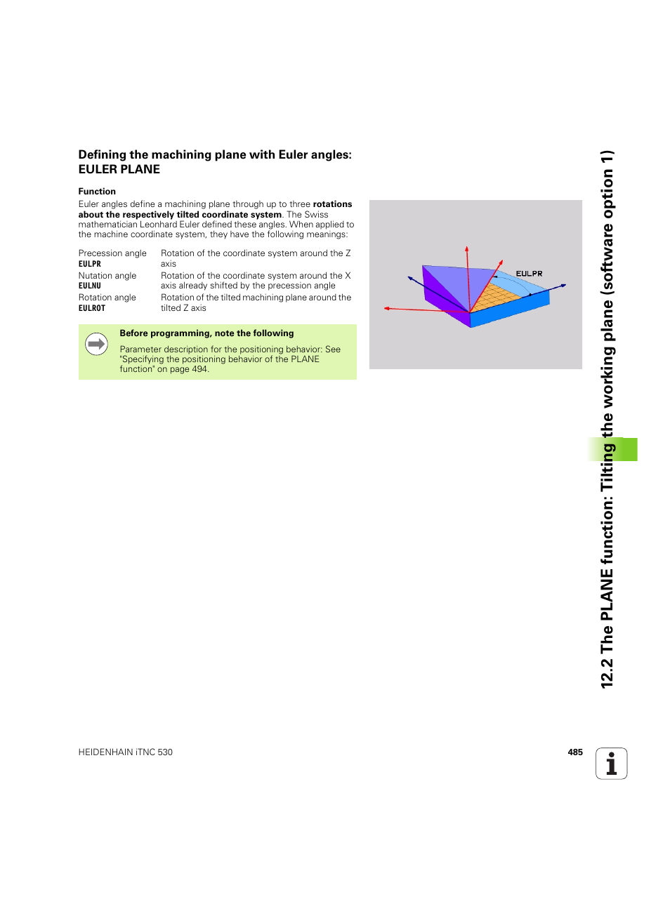 HEIDENHAIN iTNC 530 (60642x-03) User Manual | Page 485 / 735