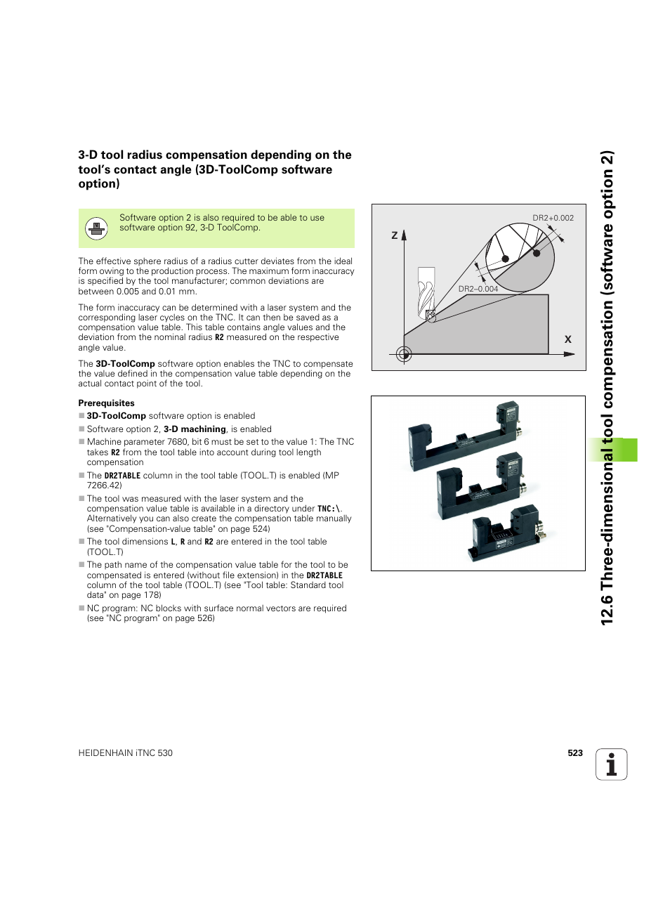 HEIDENHAIN iTNC 530 (60642x-03) User Manual | Page 523 / 735