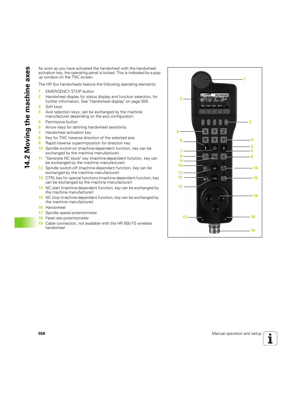 2 mo ving the mac h ine ax es | HEIDENHAIN iTNC 530 (60642x-03) User Manual | Page 558 / 735