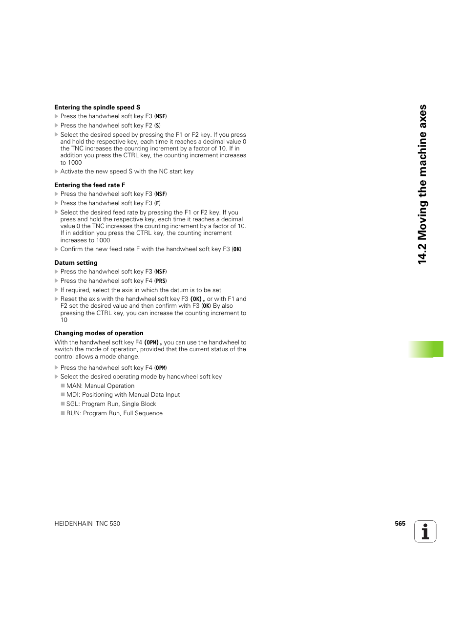 2 mo ving the mac h ine ax es | HEIDENHAIN iTNC 530 (60642x-03) User Manual | Page 565 / 735