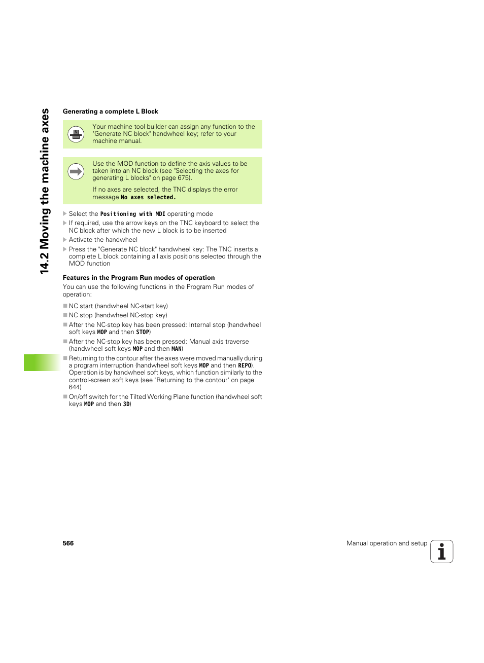 2 mo ving the mac h ine ax es | HEIDENHAIN iTNC 530 (60642x-03) User Manual | Page 566 / 735