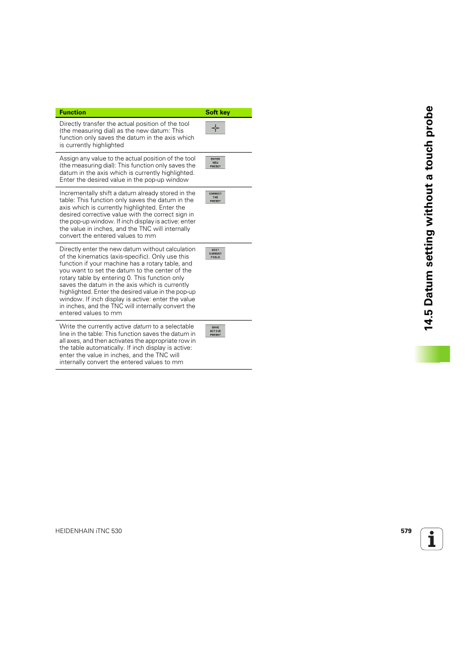HEIDENHAIN iTNC 530 (60642x-03) User Manual | Page 579 / 735