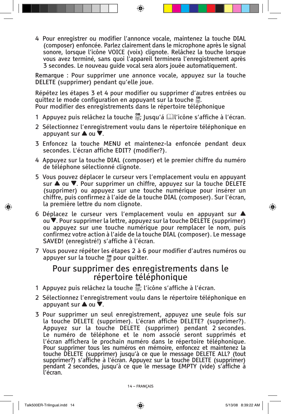 ClearSounds TALK500 ER User Manual | Page 56 / 64