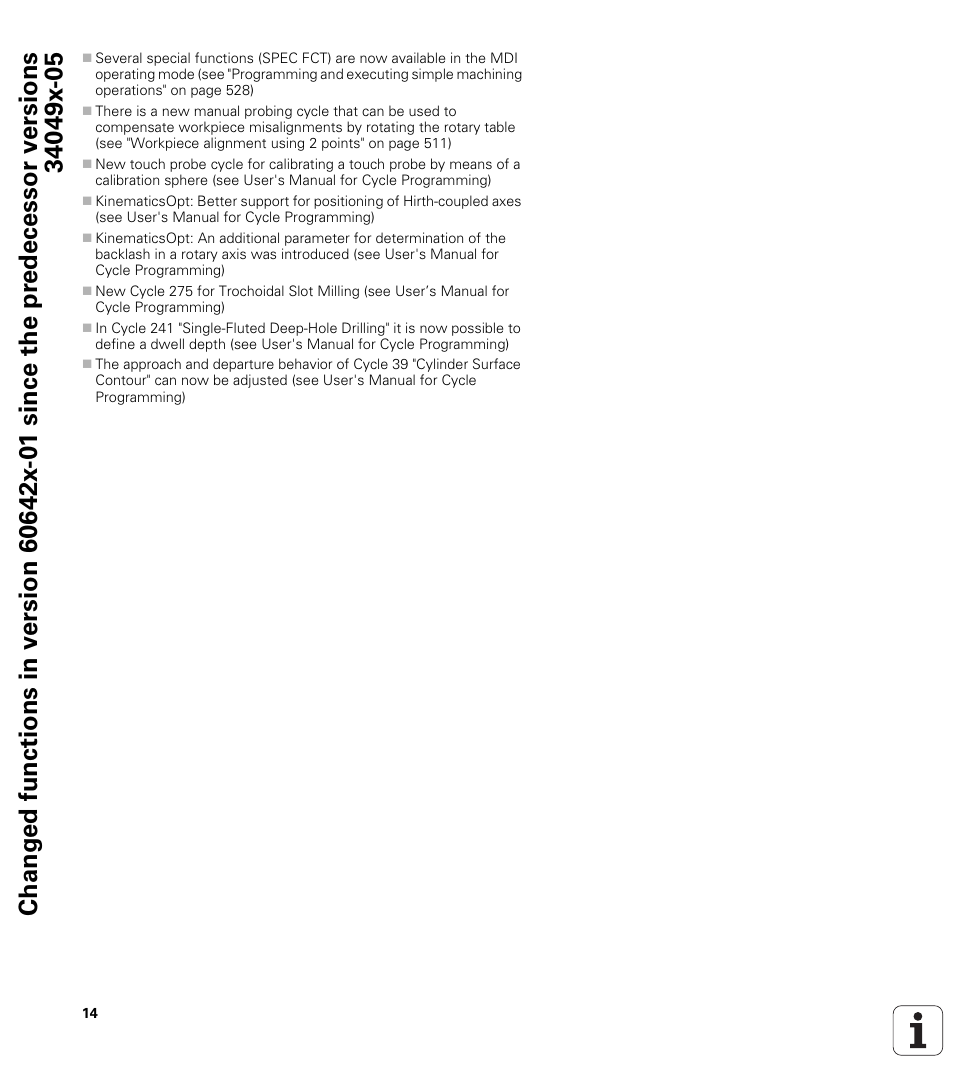 HEIDENHAIN iTNC 530 (60642x-03) ISO programming User Manual | Page 14 / 656