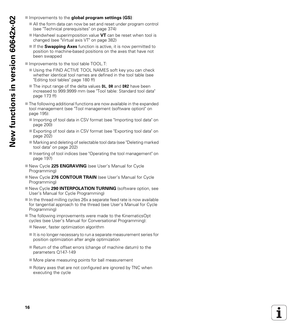 HEIDENHAIN iTNC 530 (60642x-03) ISO programming User Manual | Page 16 / 656