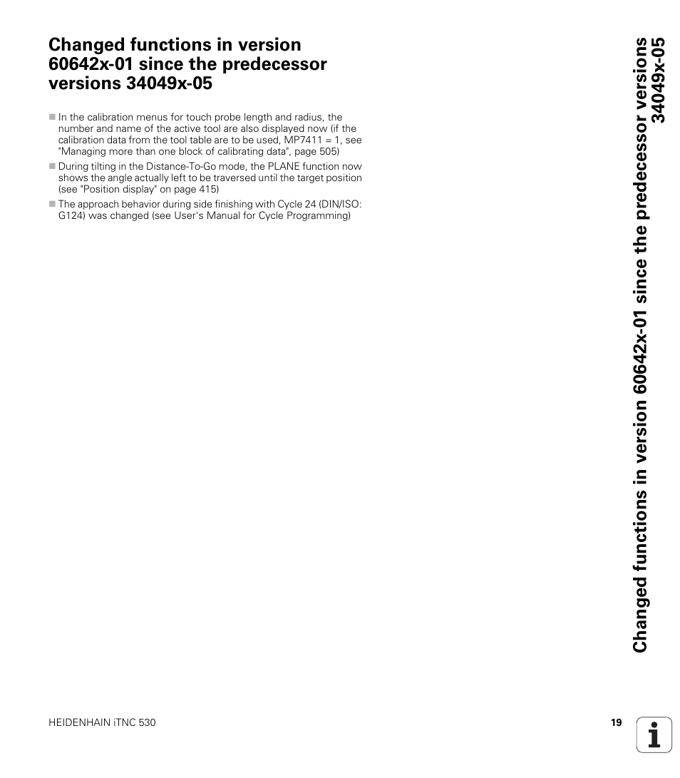 HEIDENHAIN iTNC 530 (60642x-03) ISO programming User Manual | Page 19 / 656
