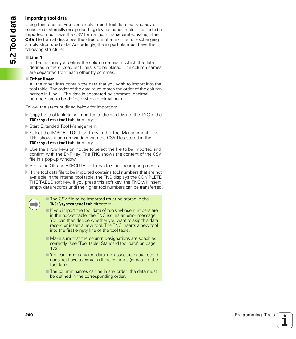 2 t ool data | HEIDENHAIN iTNC 530 (60642x-03) ISO programming User Manual | Page 200 / 656