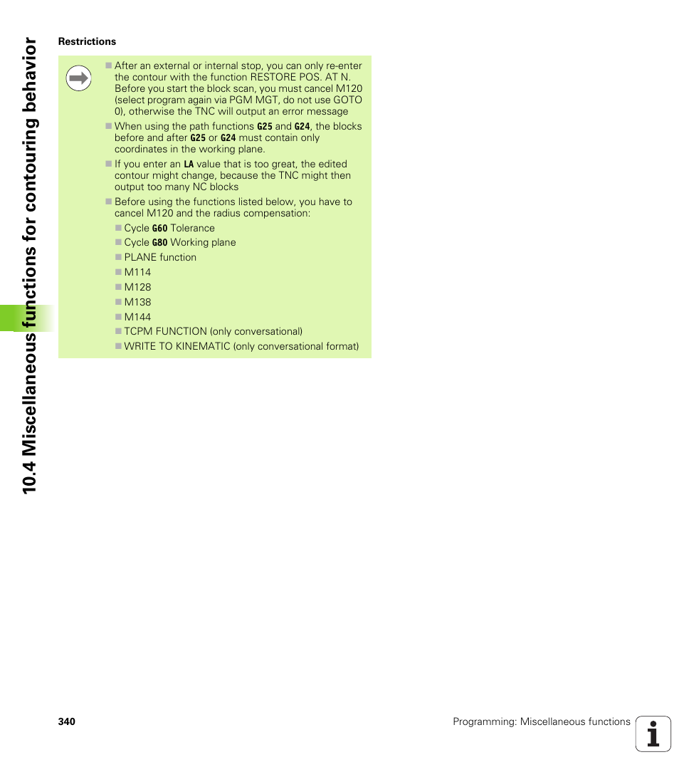HEIDENHAIN iTNC 530 (60642x-03) ISO programming User Manual | Page 340 / 656