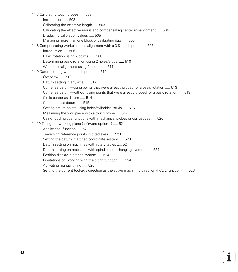 HEIDENHAIN iTNC 530 (60642x-03) ISO programming User Manual | Page 42 / 656