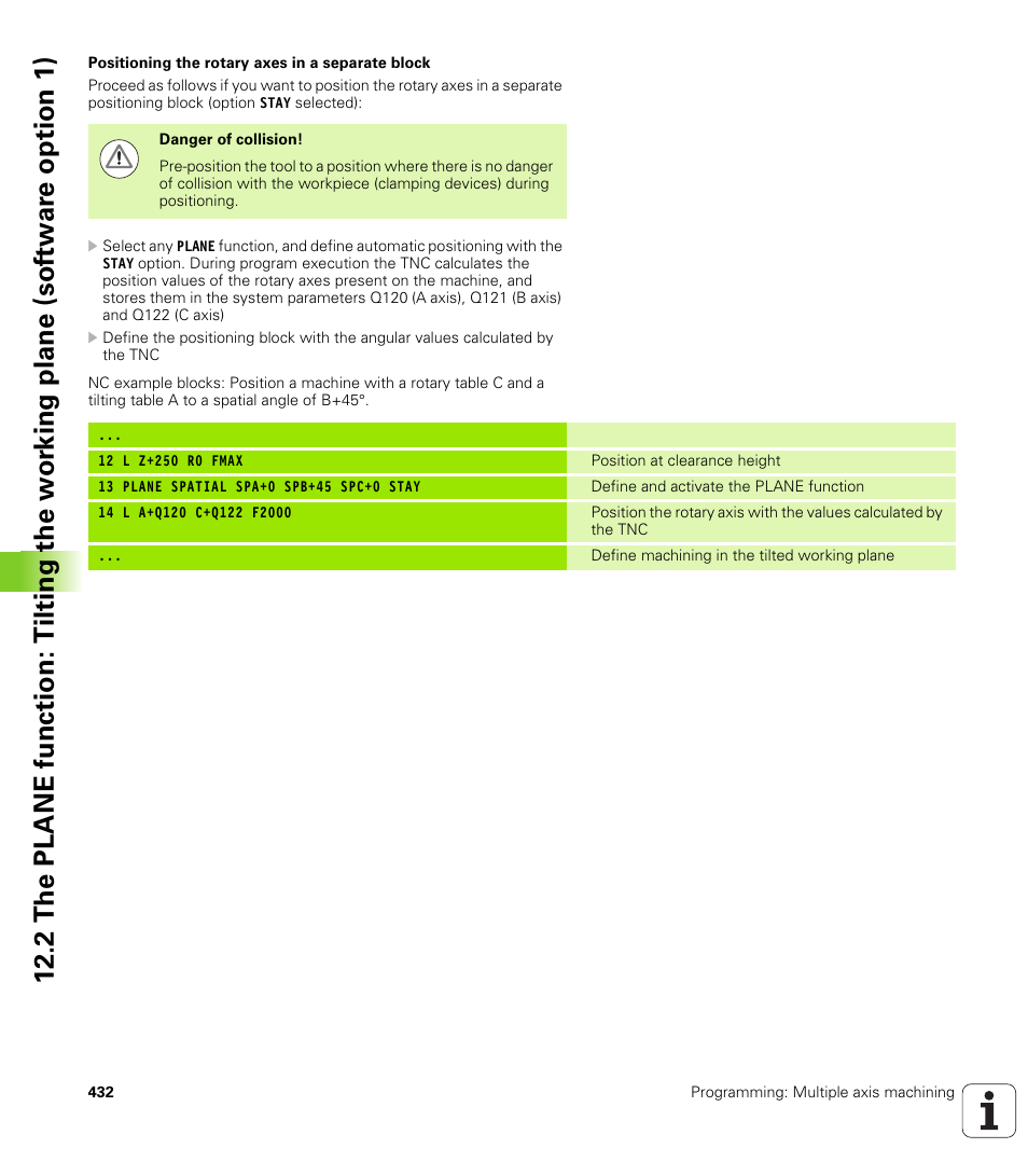 HEIDENHAIN iTNC 530 (60642x-03) ISO programming User Manual | Page 432 / 656