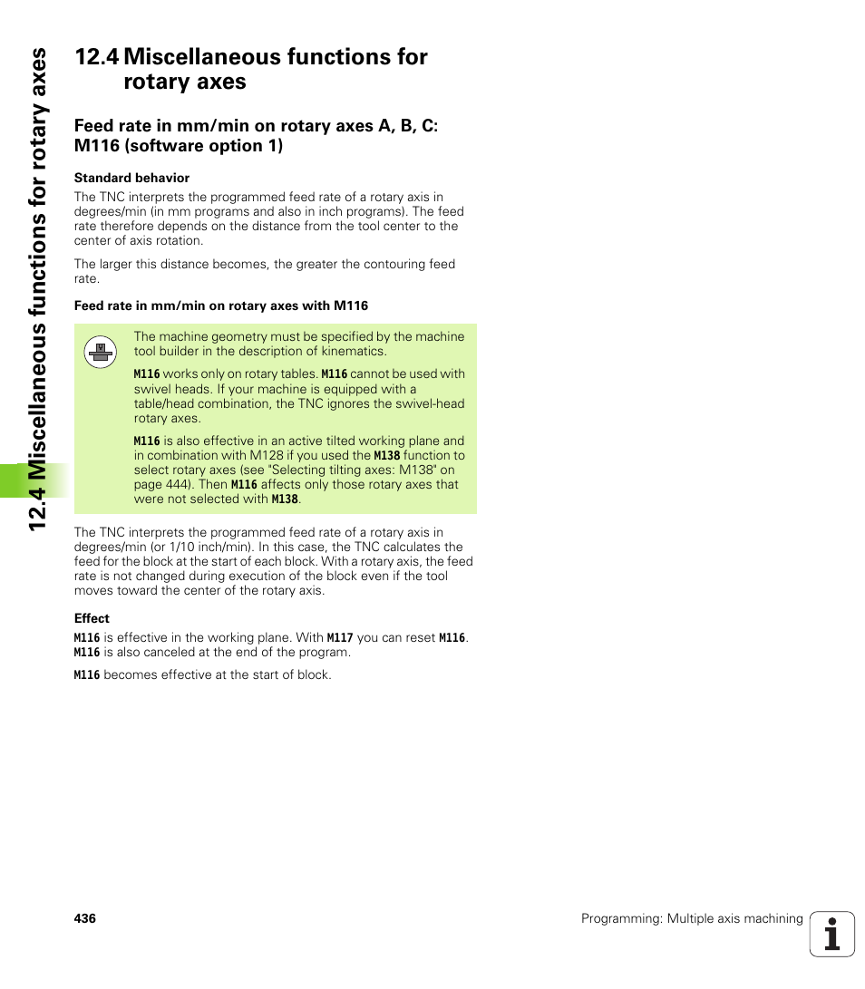 4 miscellaneous functions for rotary axes | HEIDENHAIN iTNC 530 (60642x-03) ISO programming User Manual | Page 436 / 656