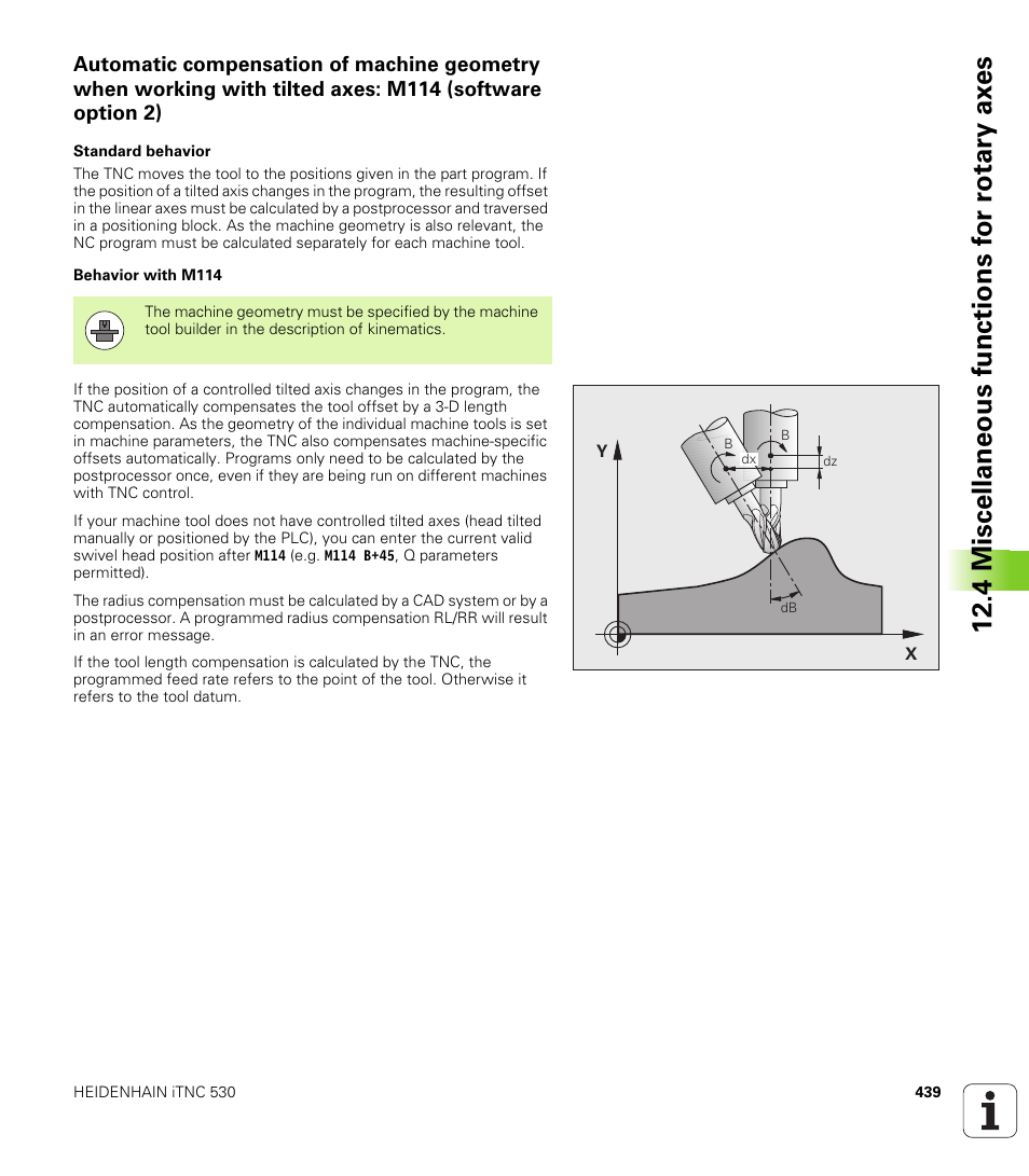 HEIDENHAIN iTNC 530 (60642x-03) ISO programming User Manual | Page 439 / 656