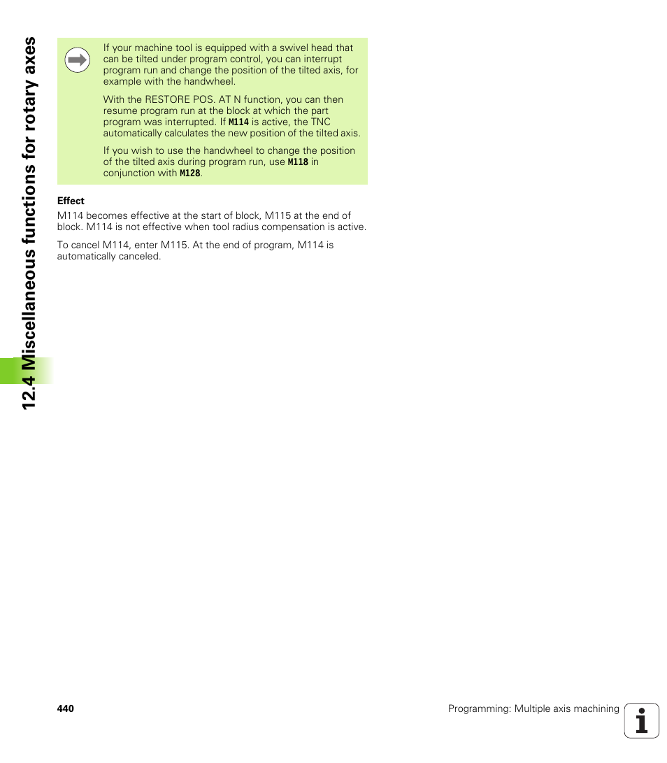 HEIDENHAIN iTNC 530 (60642x-03) ISO programming User Manual | Page 440 / 656