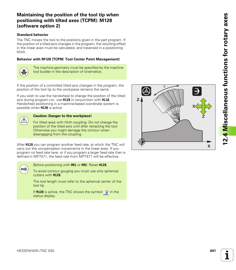 HEIDENHAIN iTNC 530 (60642x-03) ISO programming User Manual | Page 441 / 656