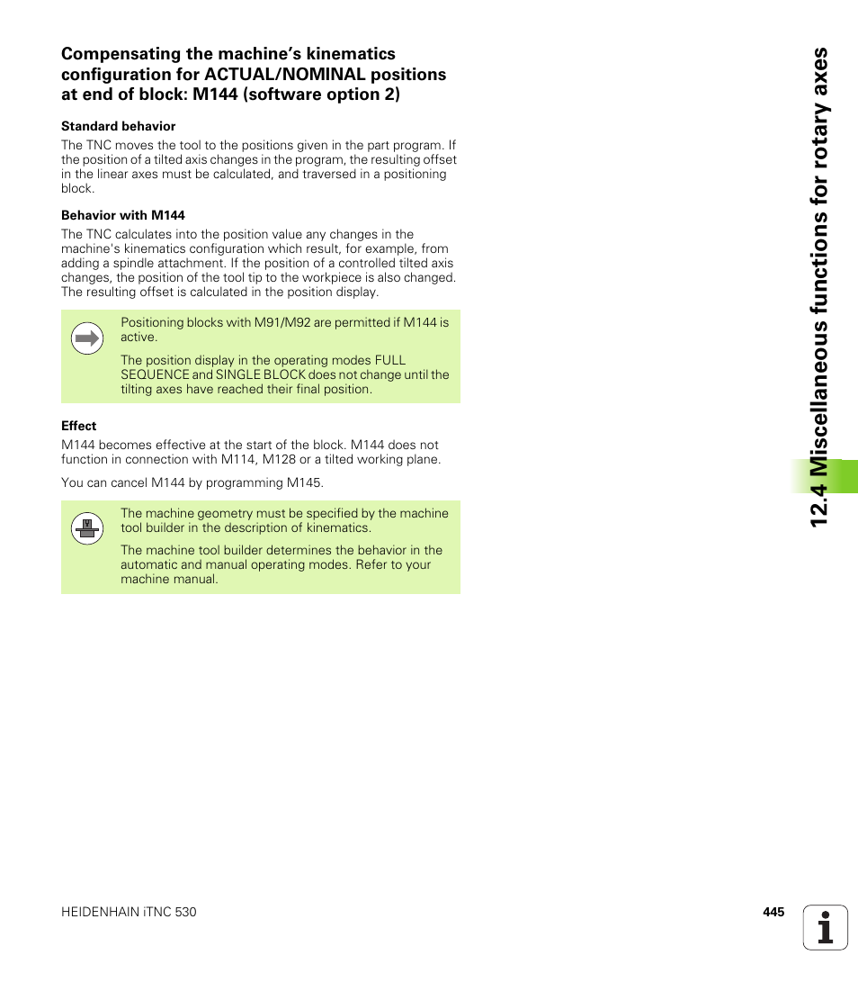 HEIDENHAIN iTNC 530 (60642x-03) ISO programming User Manual | Page 445 / 656