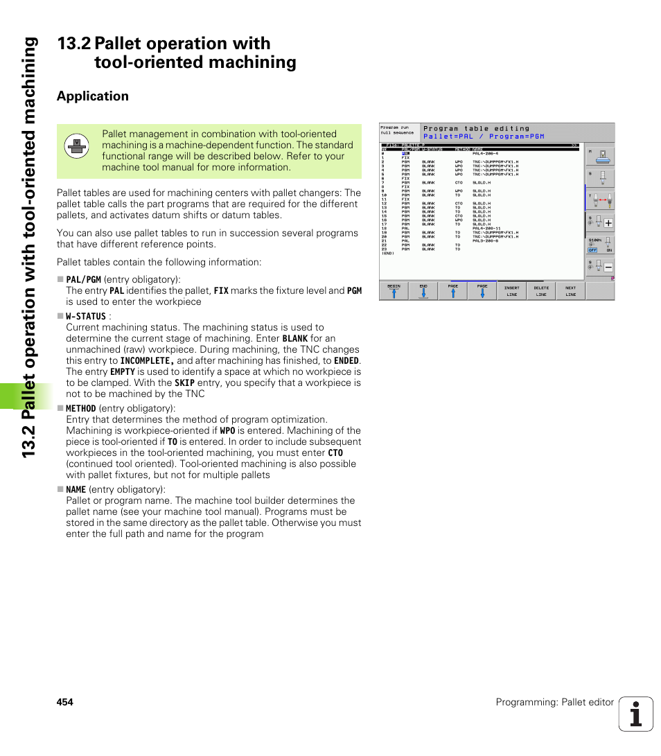 2 pallet operation with tool-oriented machining, Application | HEIDENHAIN iTNC 530 (60642x-03) ISO programming User Manual | Page 454 / 656