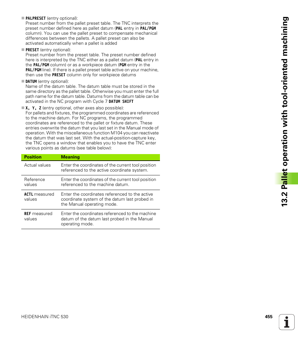 HEIDENHAIN iTNC 530 (60642x-03) ISO programming User Manual | Page 455 / 656