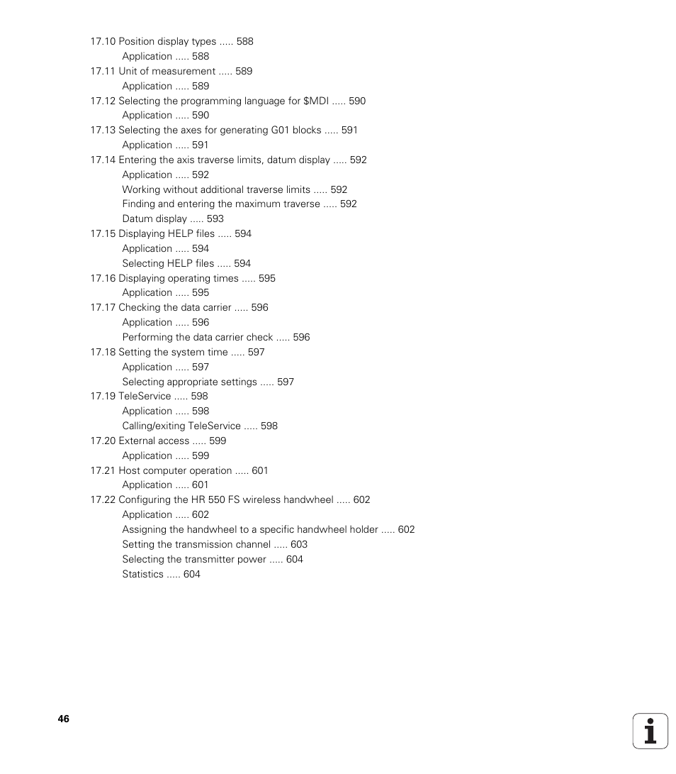 HEIDENHAIN iTNC 530 (60642x-03) ISO programming User Manual | Page 46 / 656