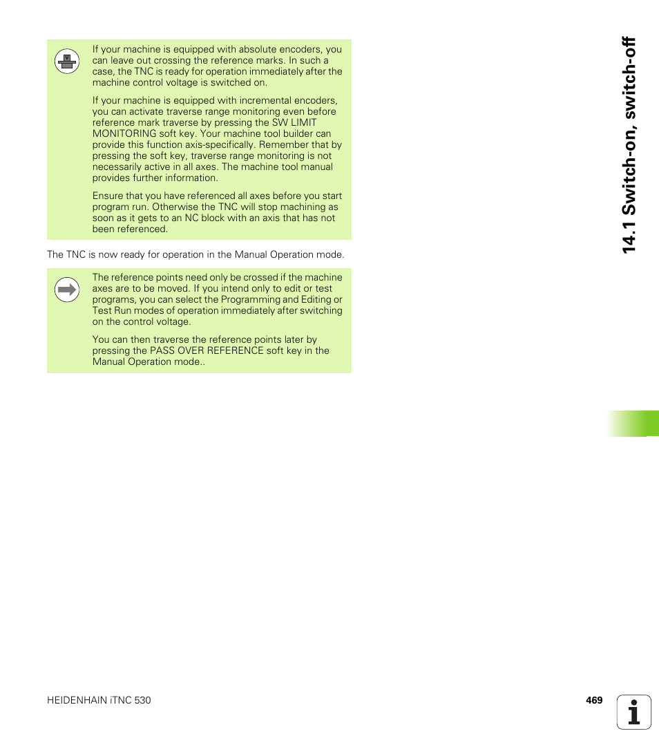 1 s w itc h -on, switc h -of f | HEIDENHAIN iTNC 530 (60642x-03) ISO programming User Manual | Page 469 / 656