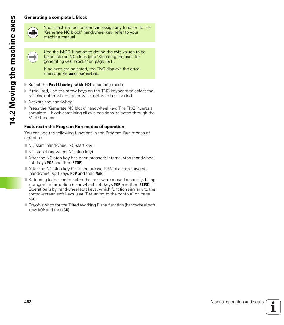 2 mo ving the mac h ine ax es | HEIDENHAIN iTNC 530 (60642x-03) ISO programming User Manual | Page 482 / 656