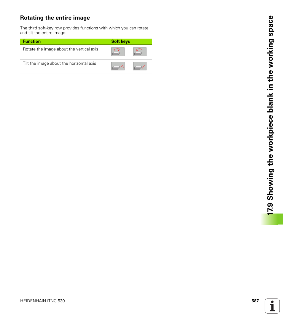 Rotating the entire image | HEIDENHAIN iTNC 530 (60642x-03) ISO programming User Manual | Page 587 / 656