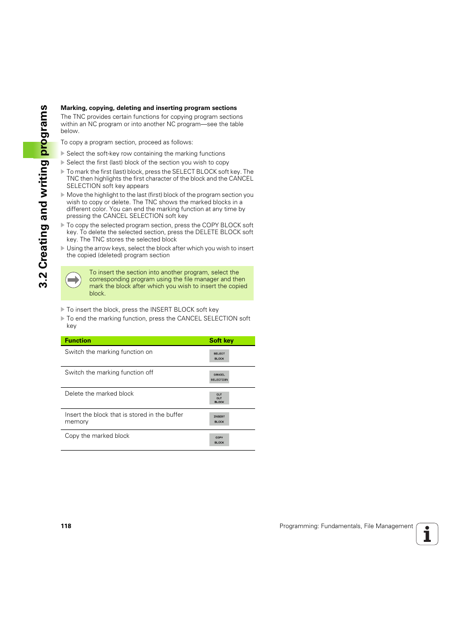 2 cr eating and wr iting pr ogr a ms | HEIDENHAIN iTNC 530 (60642x-04) User Manual | Page 118 / 747