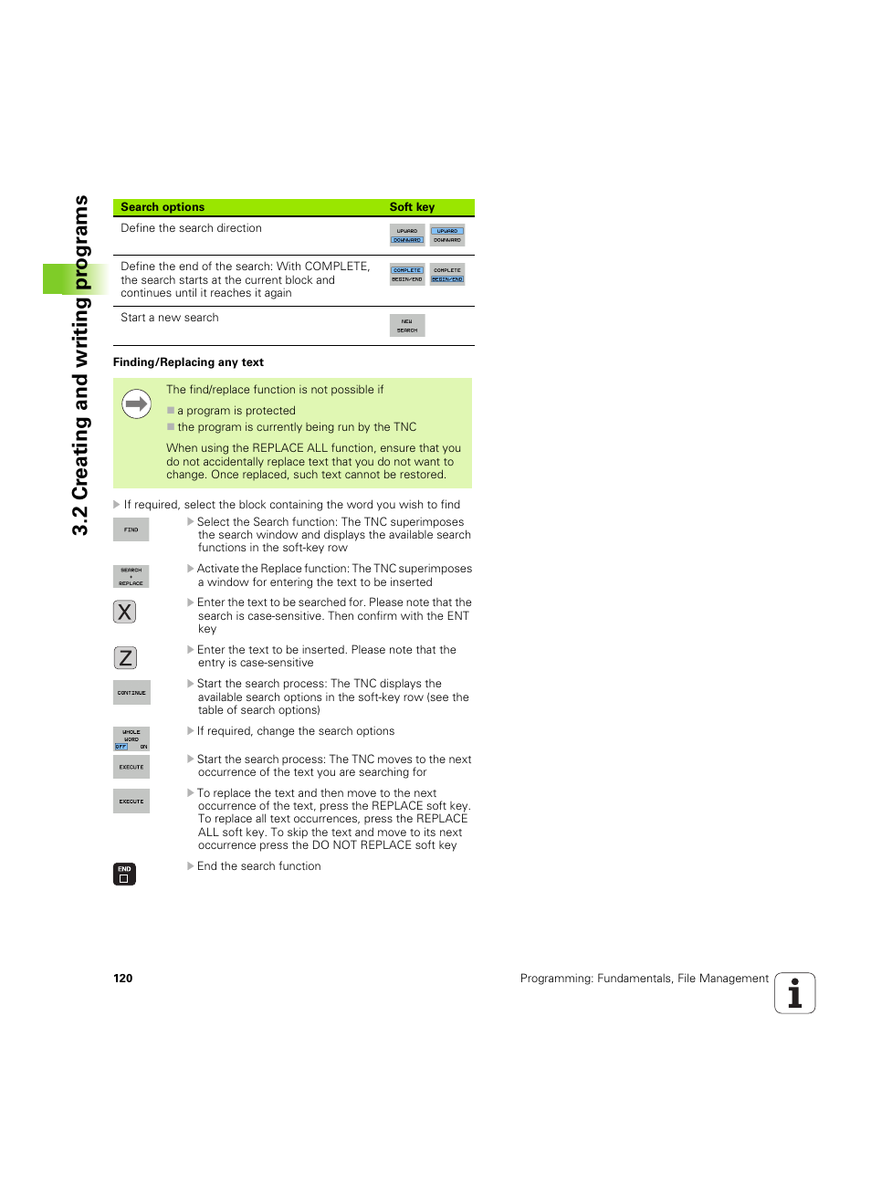 2 cr eating and wr iting pr ogr a ms | HEIDENHAIN iTNC 530 (60642x-04) User Manual | Page 120 / 747