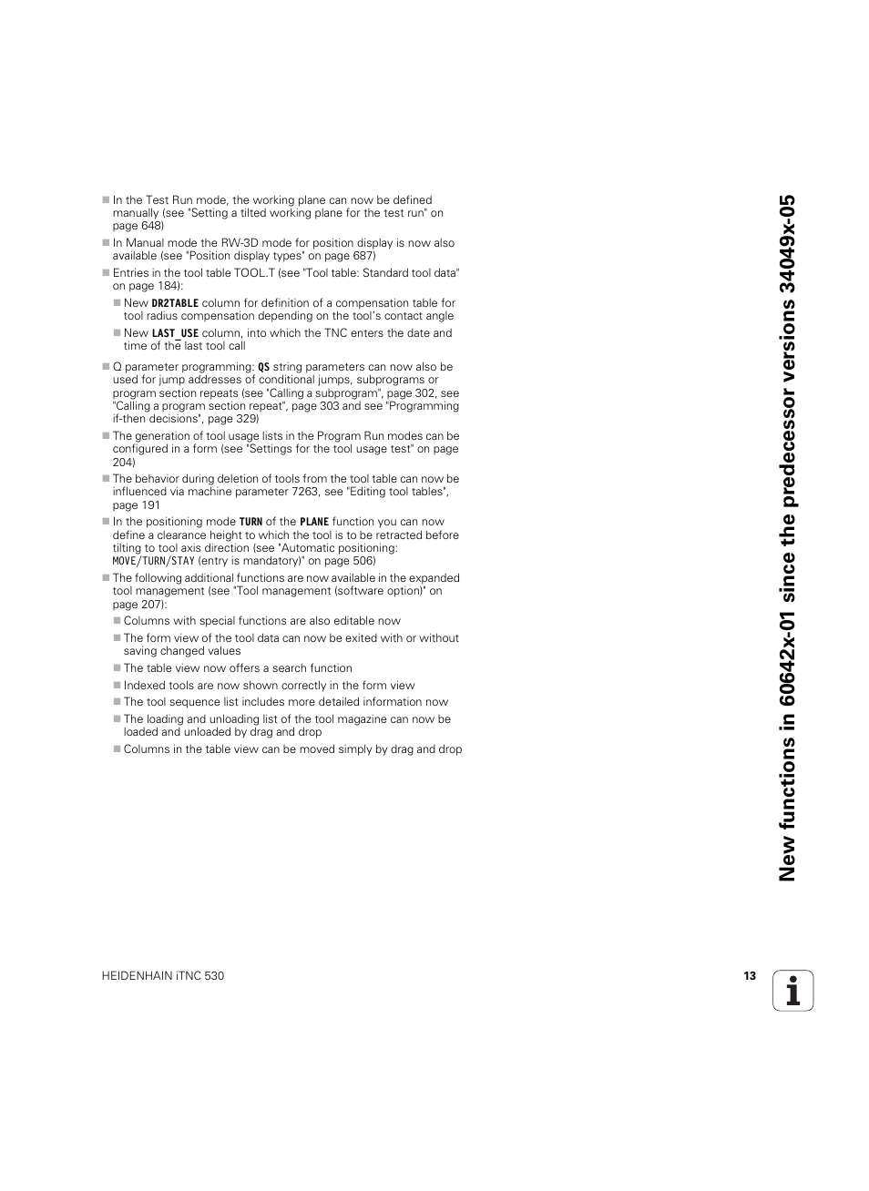 HEIDENHAIN iTNC 530 (60642x-04) User Manual | Page 13 / 747