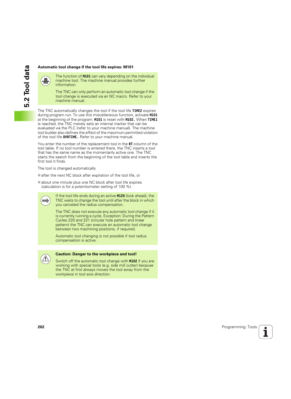 2 t ool data | HEIDENHAIN iTNC 530 (60642x-04) User Manual | Page 202 / 747