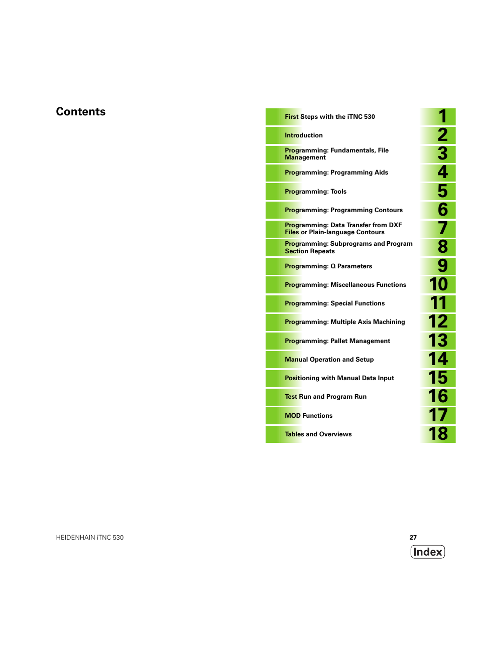 HEIDENHAIN iTNC 530 (60642x-04) User Manual | Page 27 / 747