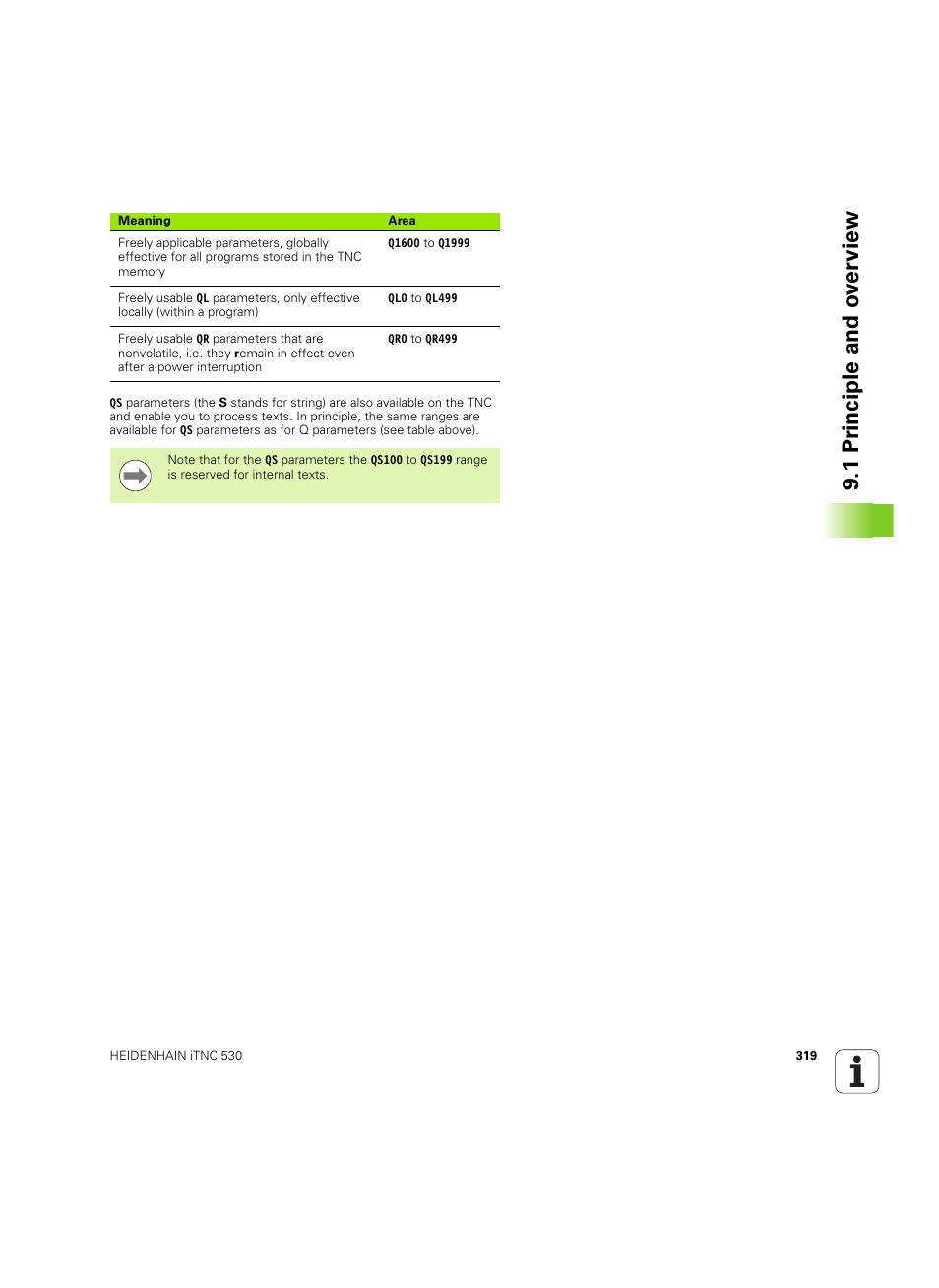 1 pr inciple and o v erview | HEIDENHAIN iTNC 530 (60642x-04) User Manual | Page 319 / 747