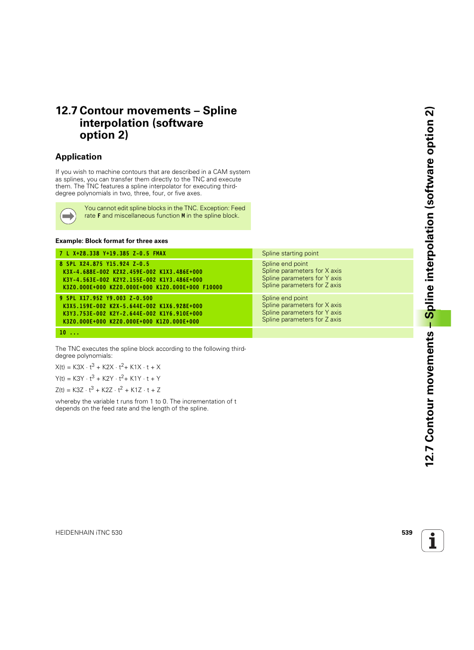 Application | HEIDENHAIN iTNC 530 (60642x-04) User Manual | Page 539 / 747