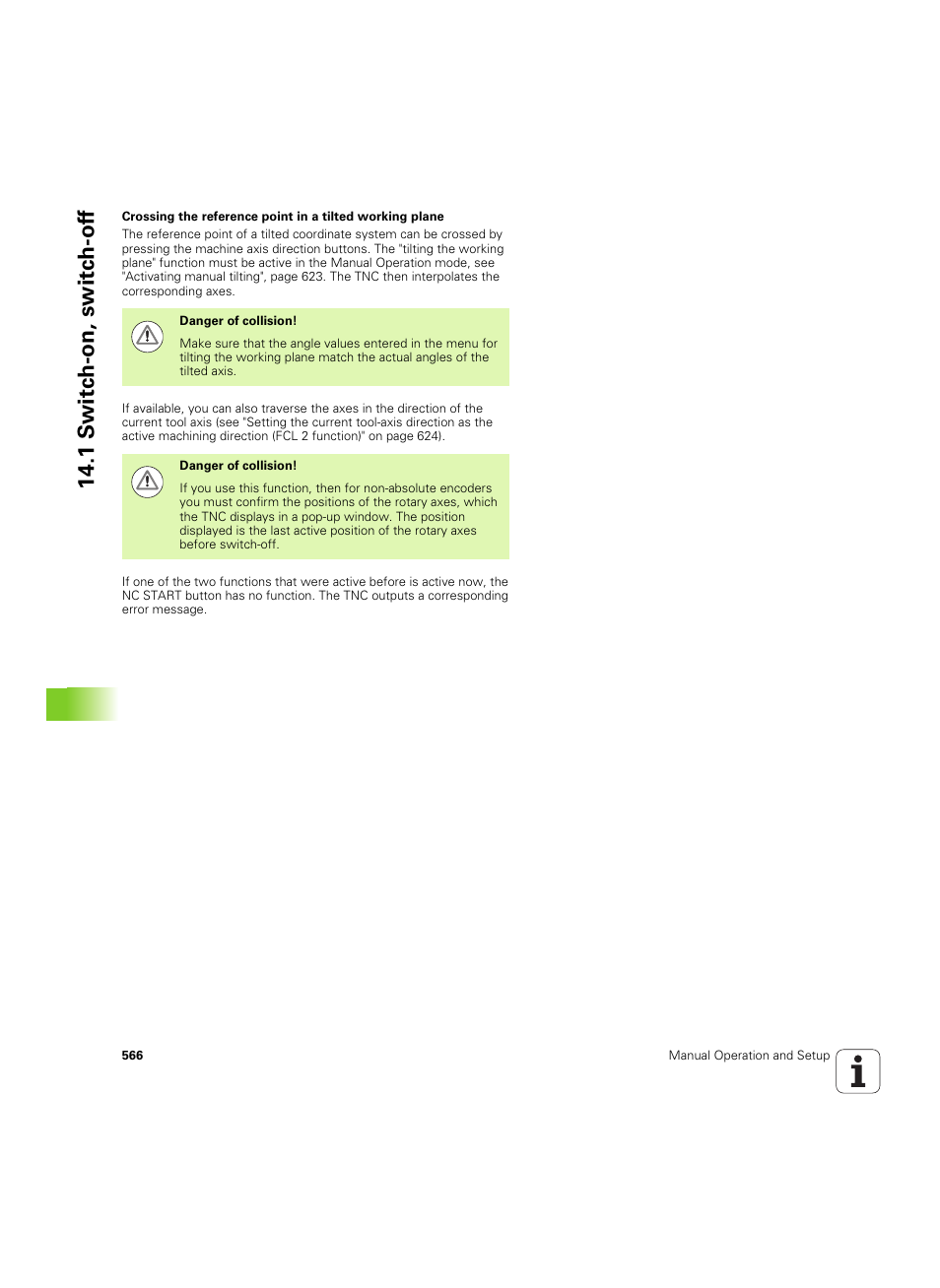 1 s w itc h -on, switc h -of f | HEIDENHAIN iTNC 530 (60642x-04) User Manual | Page 566 / 747
