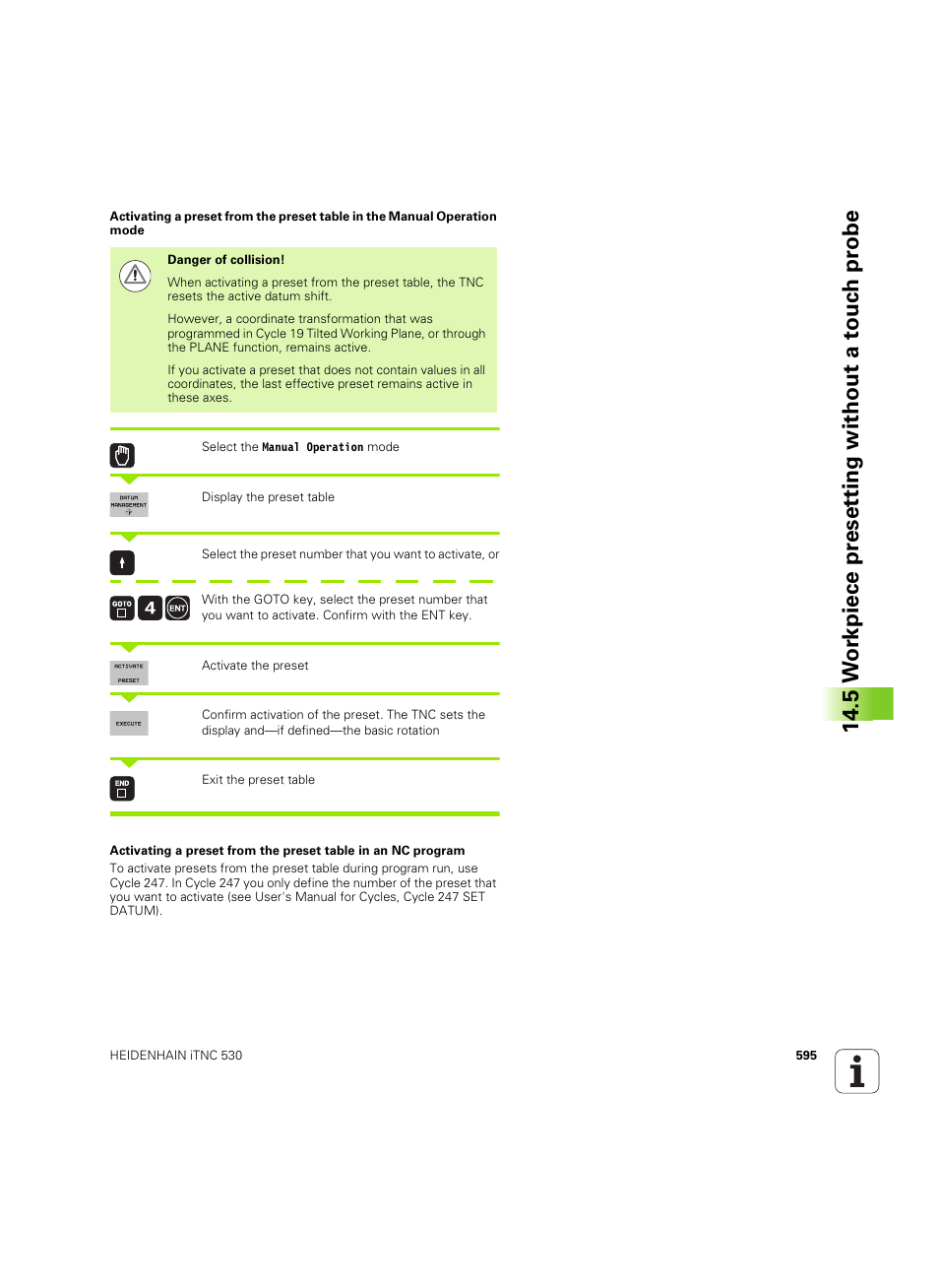 HEIDENHAIN iTNC 530 (60642x-04) User Manual | Page 595 / 747