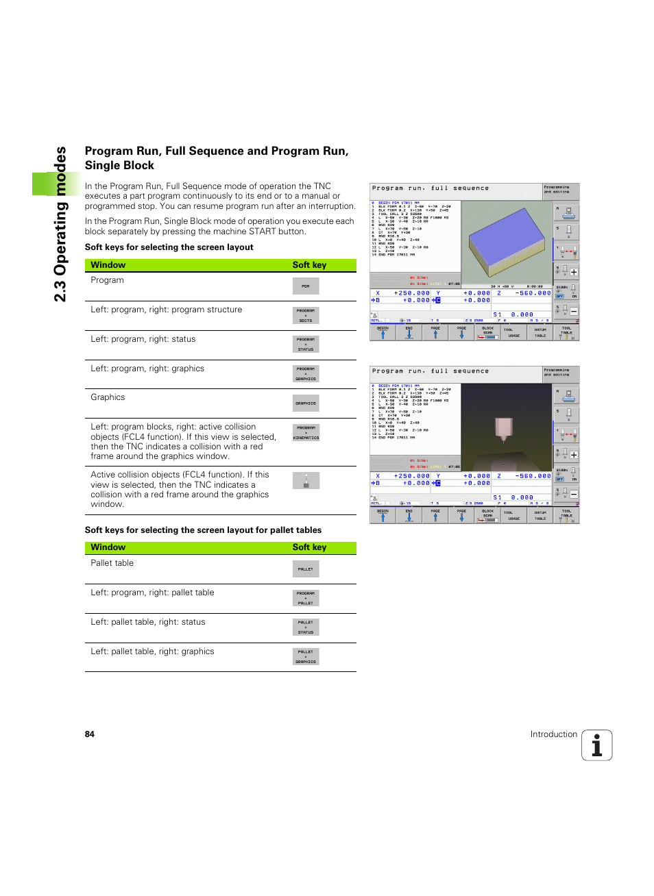 3 oper ating modes | HEIDENHAIN iTNC 530 (60642x-04) User Manual | Page 84 / 747