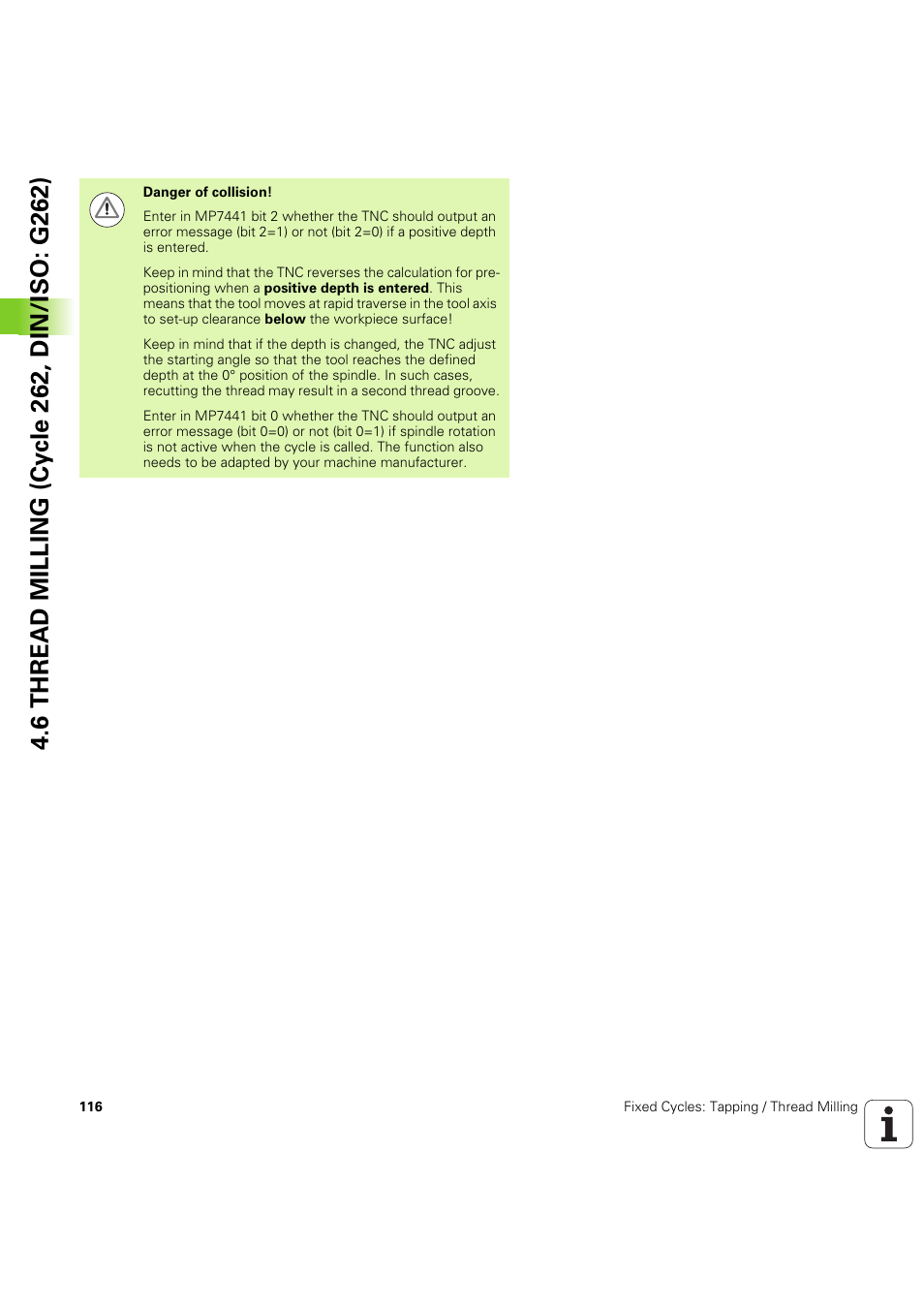 HEIDENHAIN iTNC 530 (60642x-04) Cycle programming User Manual | Page 116 / 529