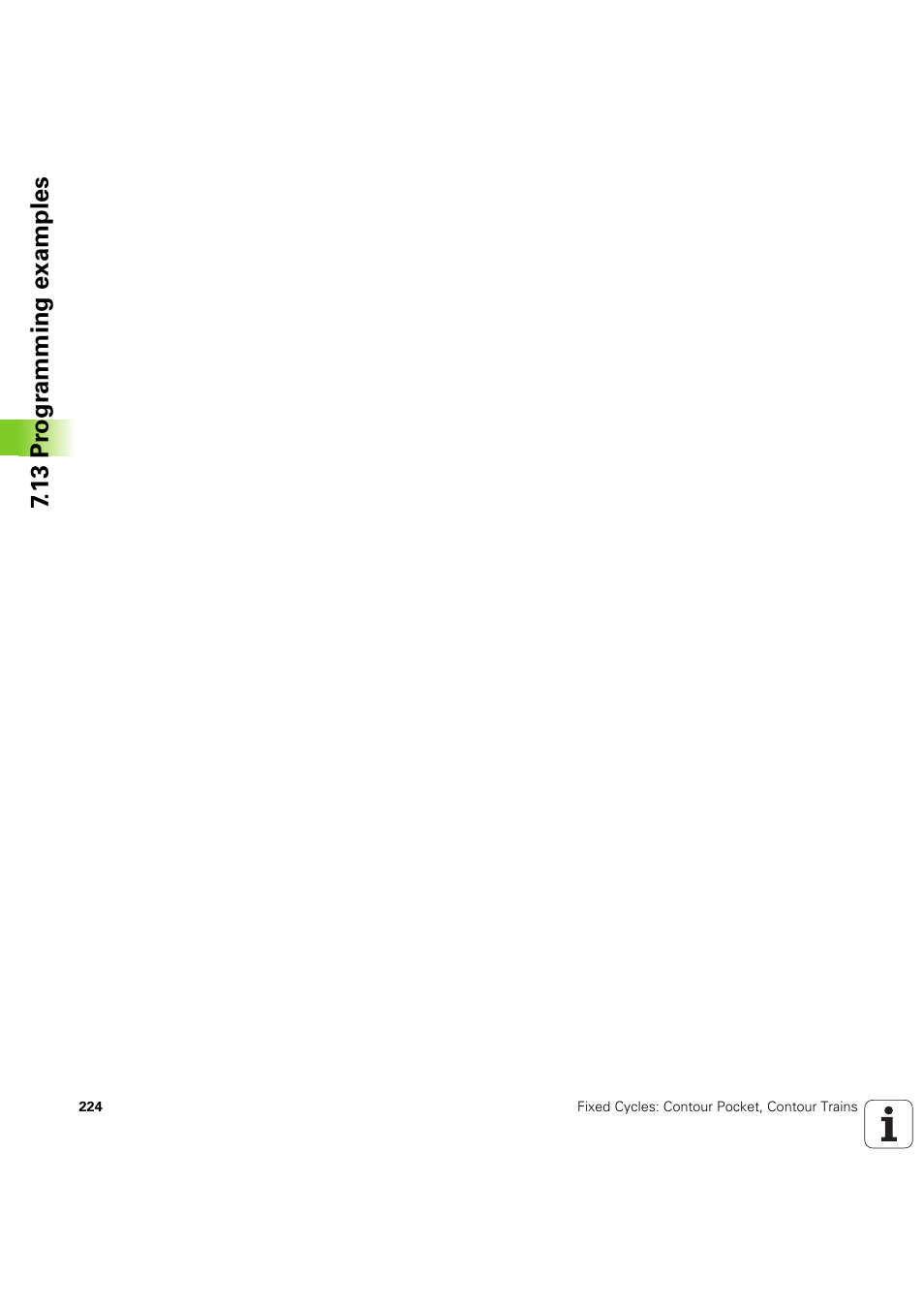 13 pr ogr amming examples | HEIDENHAIN iTNC 530 (60642x-04) Cycle programming User Manual | Page 224 / 529