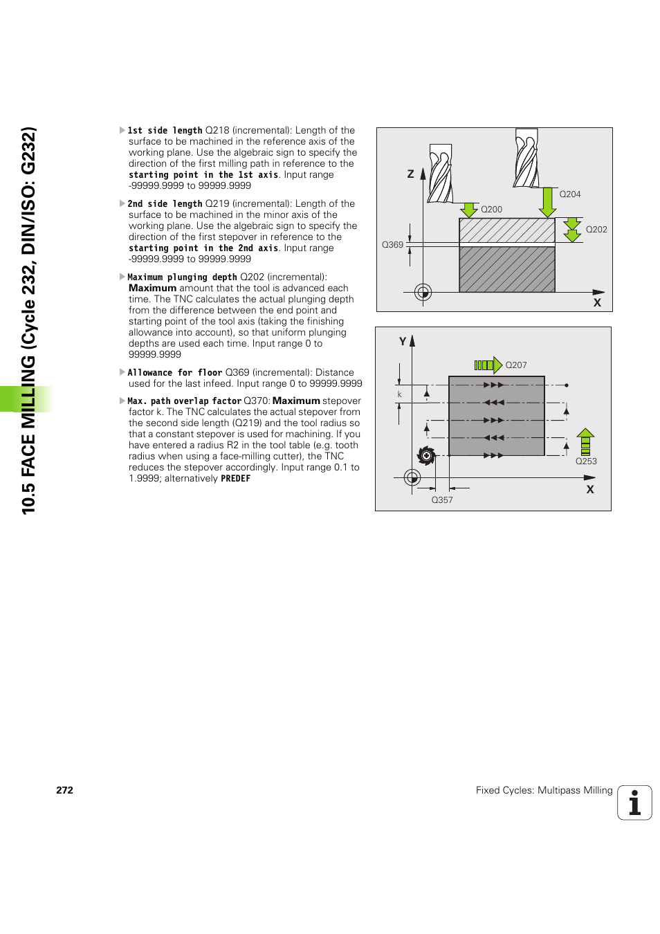 HEIDENHAIN iTNC 530 (60642x-04) Cycle programming User Manual | Page 272 / 529