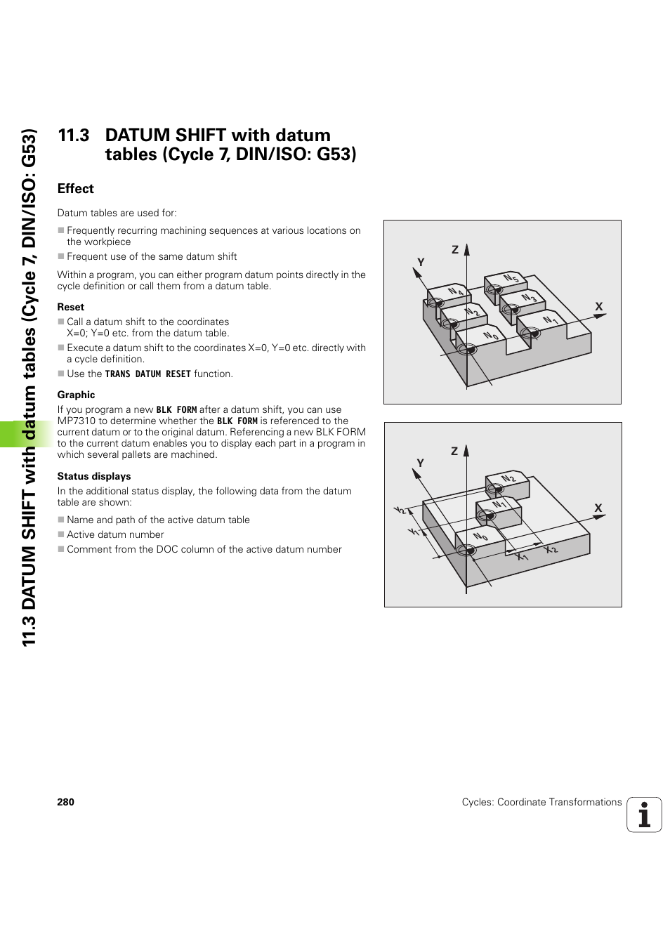 Effect | HEIDENHAIN iTNC 530 (60642x-04) Cycle programming User Manual | Page 280 / 529