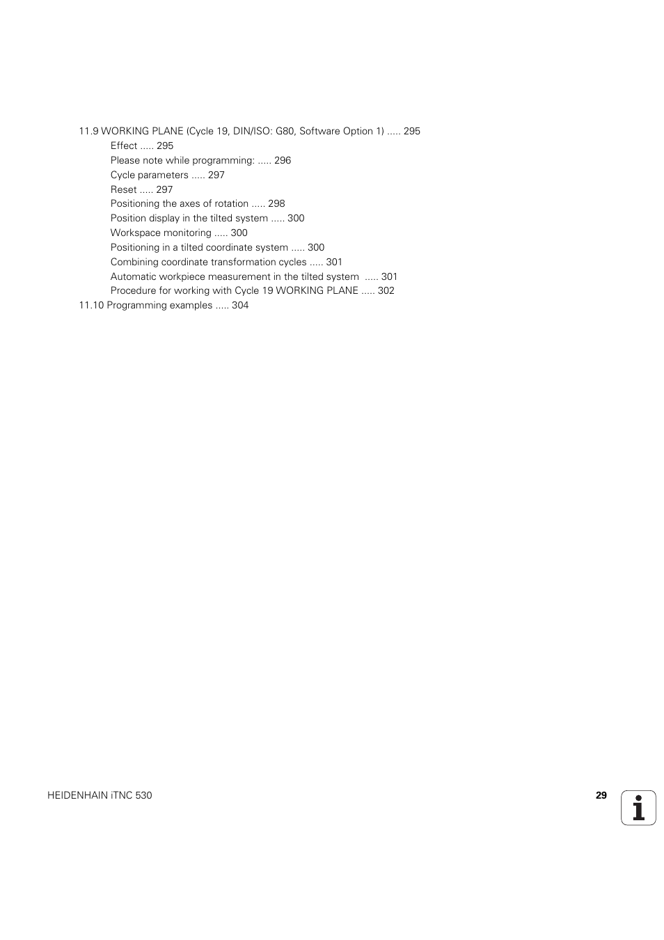 HEIDENHAIN iTNC 530 (60642x-04) Cycle programming User Manual | Page 29 / 529
