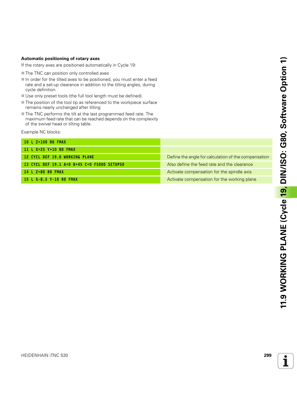 HEIDENHAIN iTNC 530 (60642x-04) Cycle programming User Manual | Page 299 / 529
