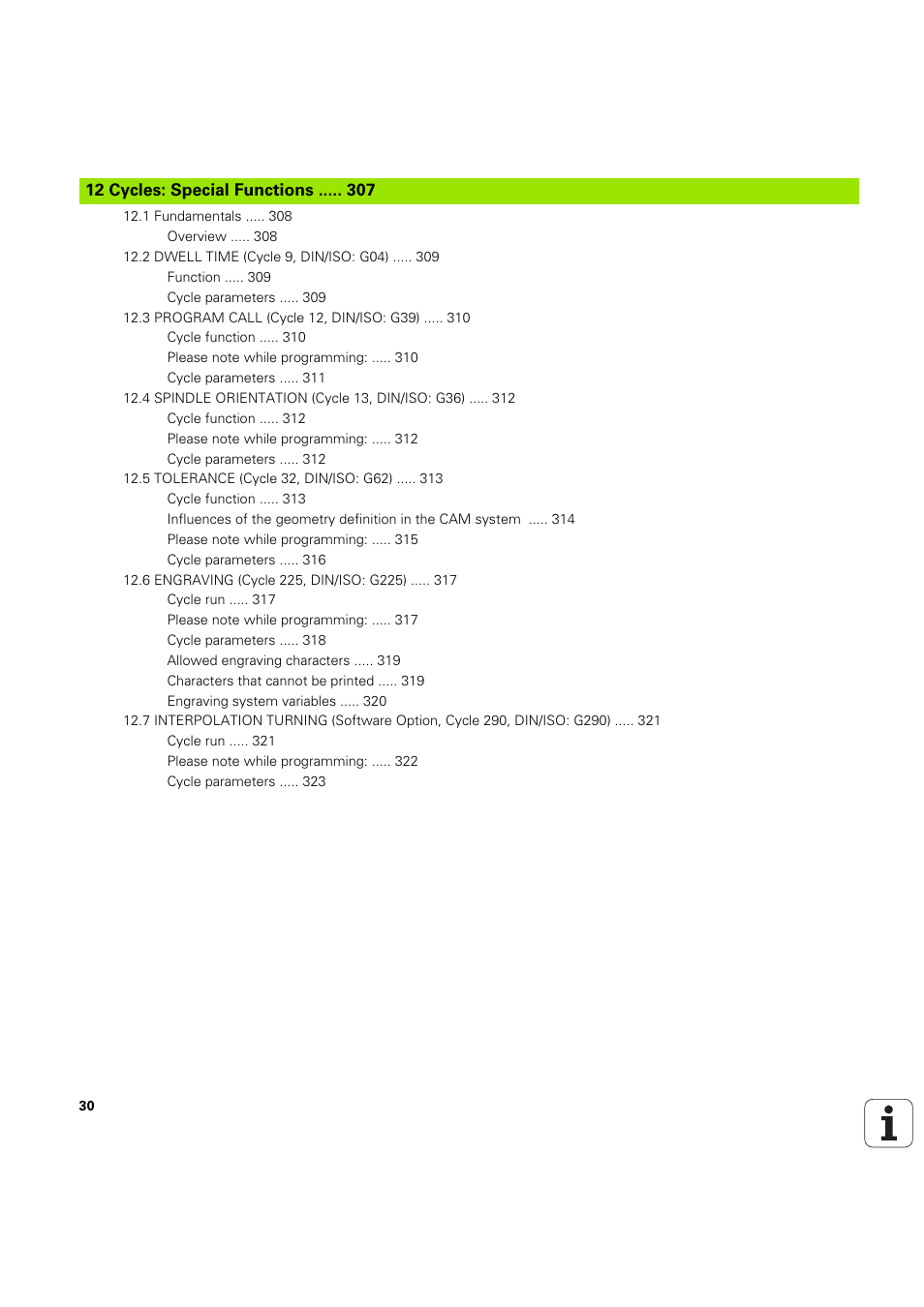 HEIDENHAIN iTNC 530 (60642x-04) Cycle programming User Manual | Page 30 / 529