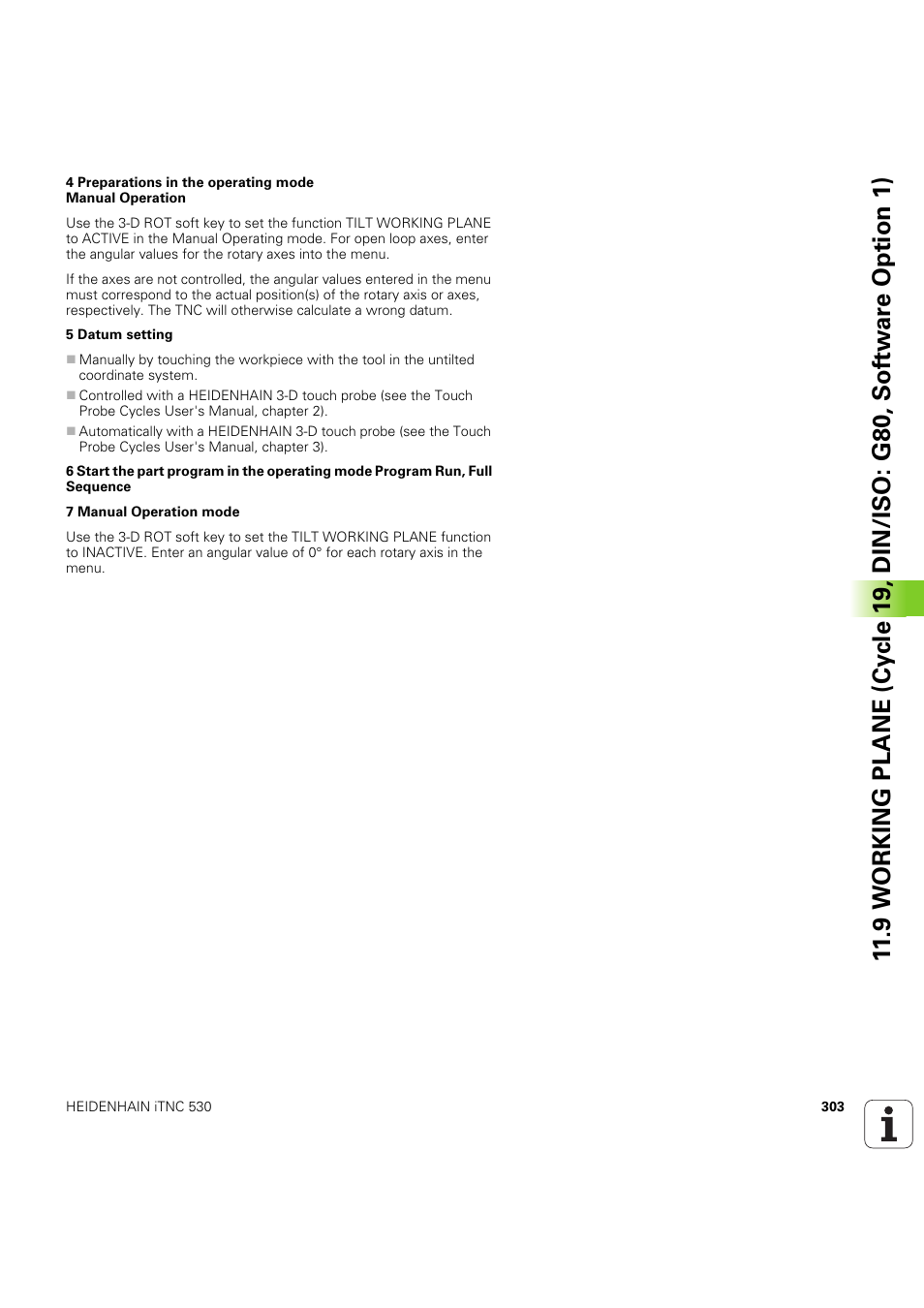 HEIDENHAIN iTNC 530 (60642x-04) Cycle programming User Manual | Page 303 / 529
