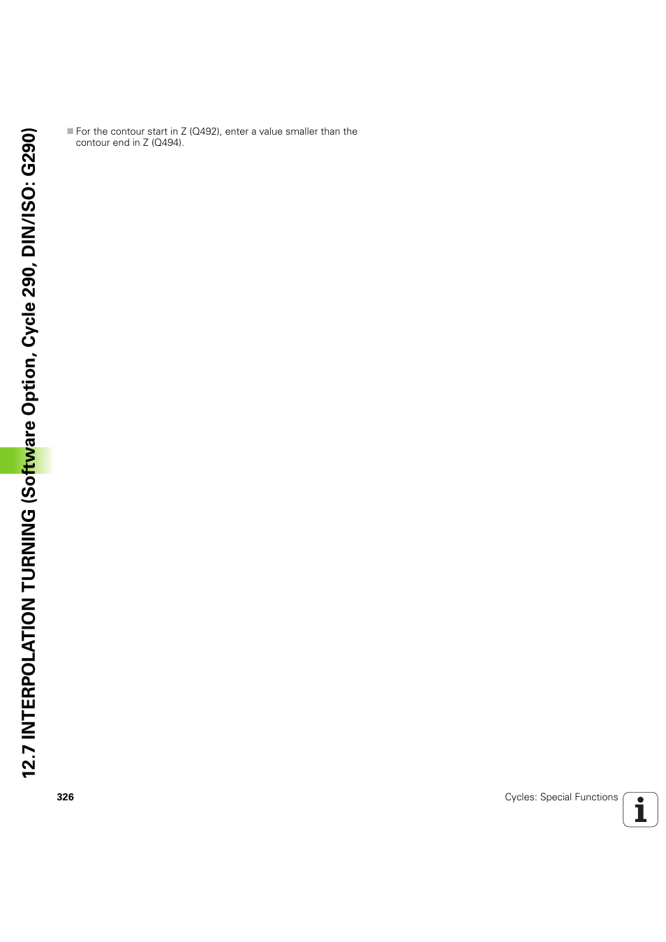 HEIDENHAIN iTNC 530 (60642x-04) Cycle programming User Manual | Page 326 / 529
