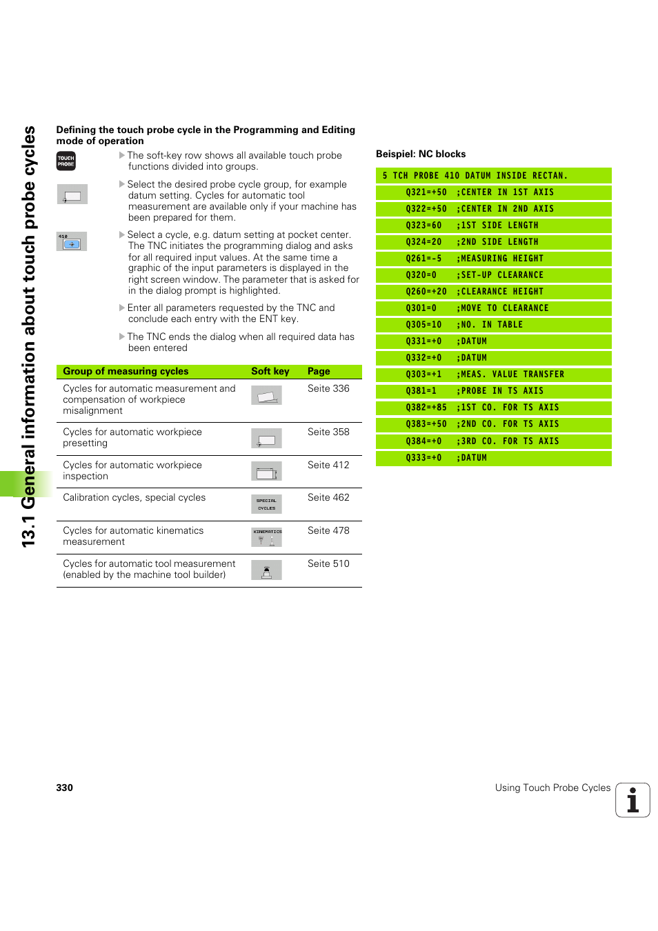 HEIDENHAIN iTNC 530 (60642x-04) Cycle programming User Manual | Page 330 / 529