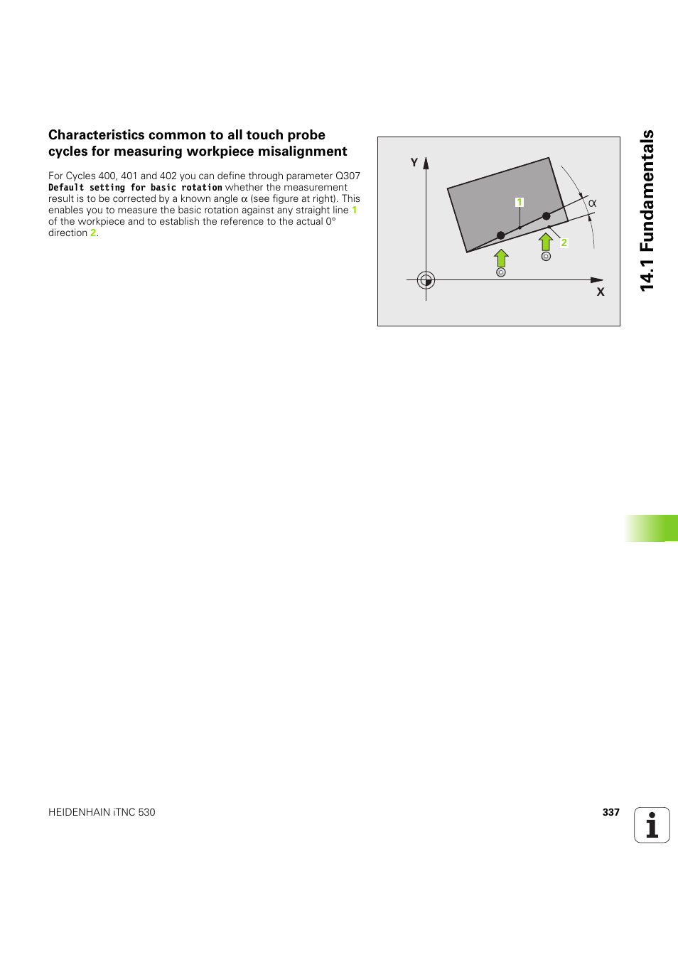 1 f undamentals | HEIDENHAIN iTNC 530 (60642x-04) Cycle programming User Manual | Page 337 / 529