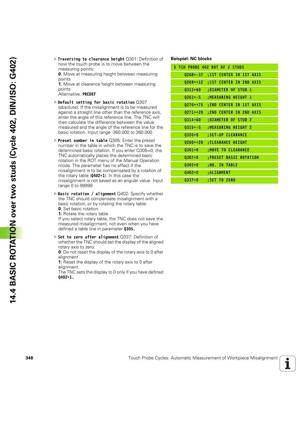 HEIDENHAIN iTNC 530 (60642x-04) Cycle programming User Manual | Page 346 / 529