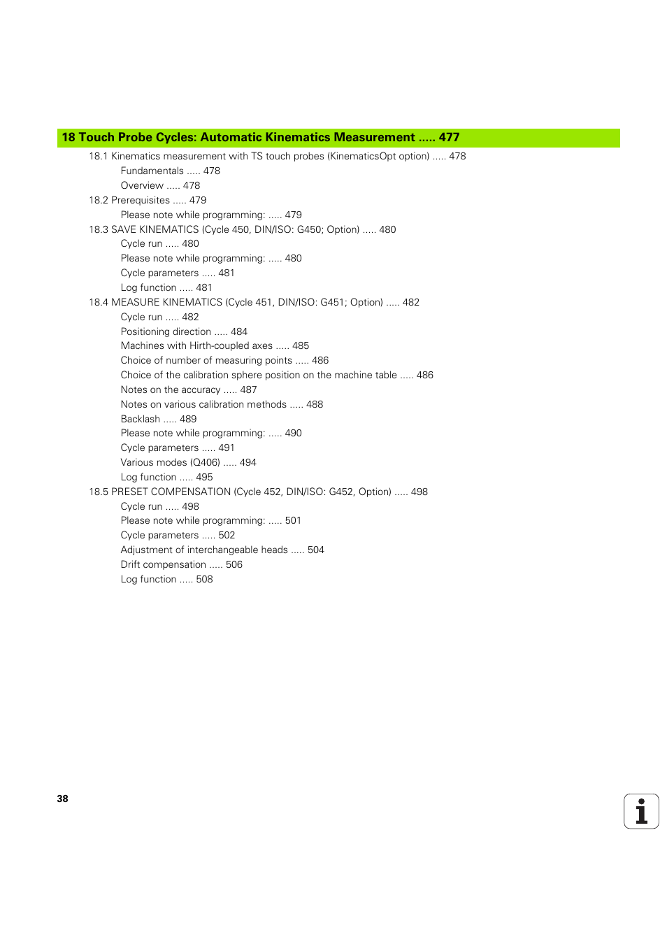 HEIDENHAIN iTNC 530 (60642x-04) Cycle programming User Manual | Page 38 / 529