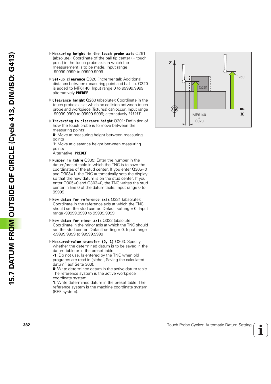 HEIDENHAIN iTNC 530 (60642x-04) Cycle programming User Manual | Page 382 / 529